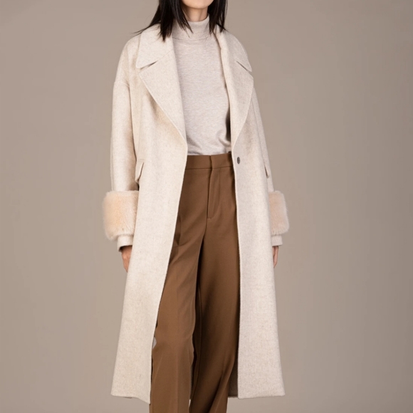 Mute by JL Merino Wool Coat - Picture 2 of 11